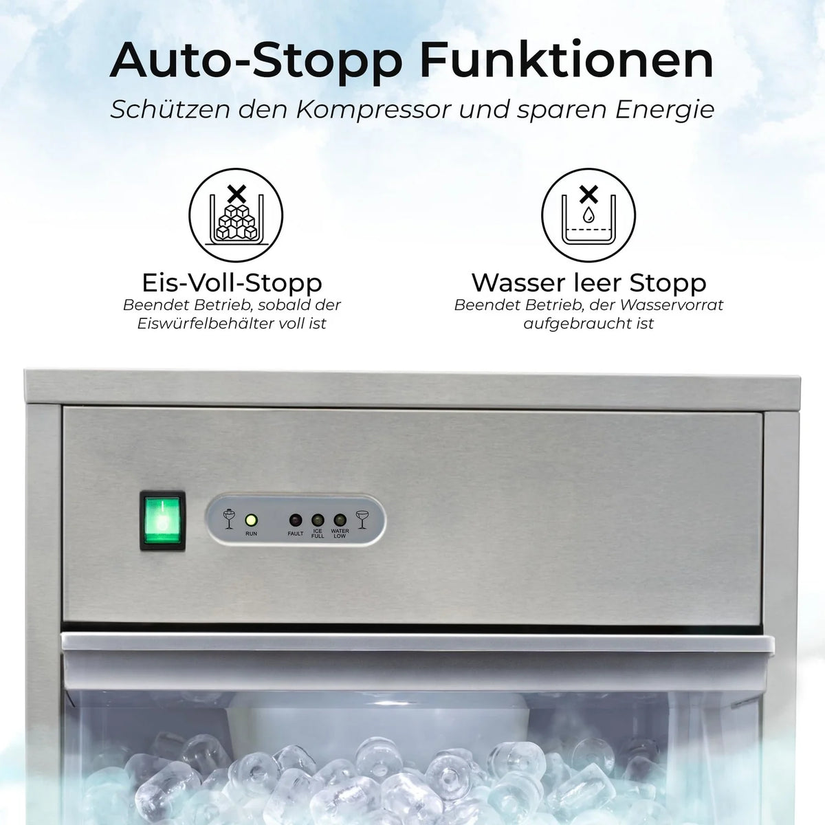 Power Eiswürfelmaschine
