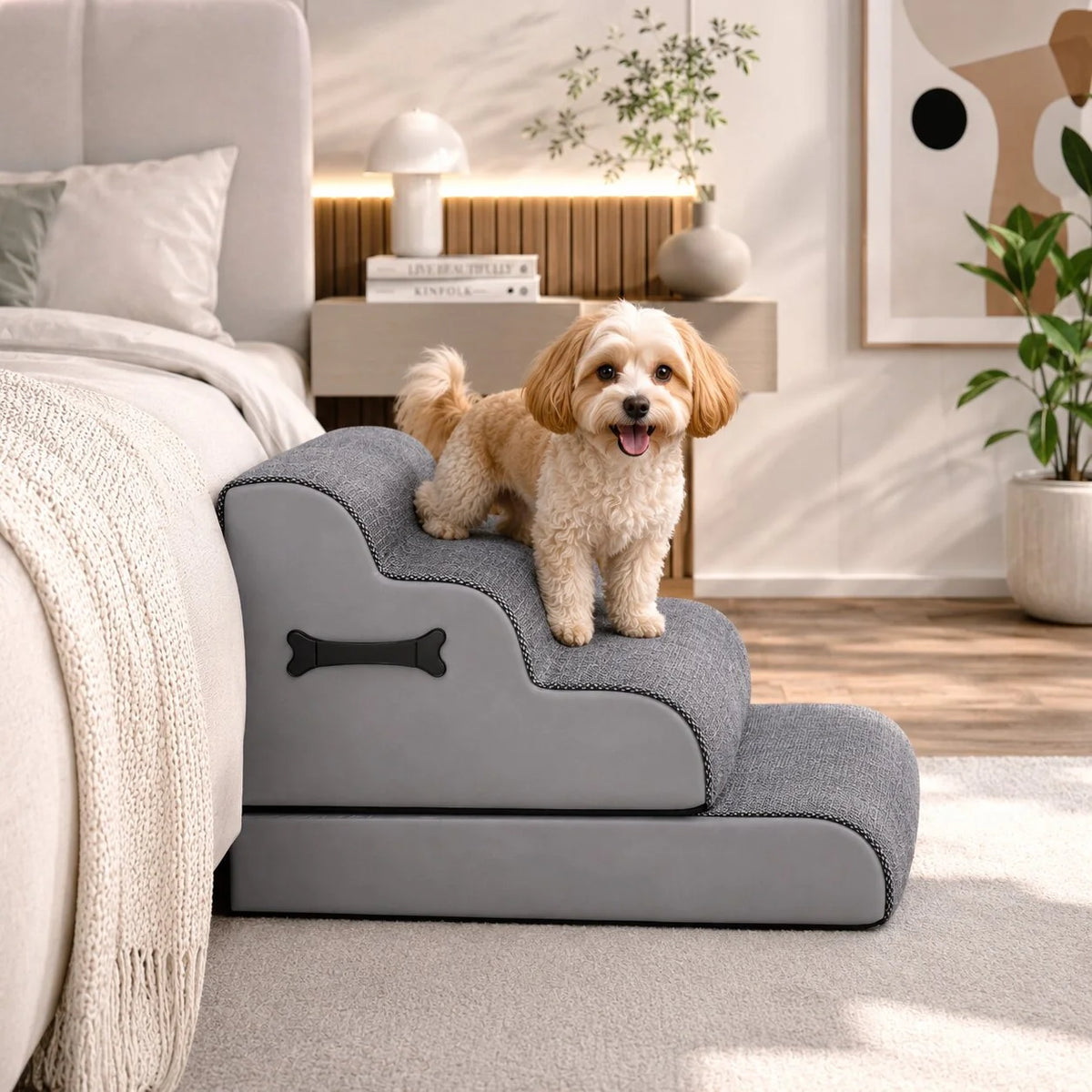 Hundetreppe für Bett und Sofa | Pfotenstufe