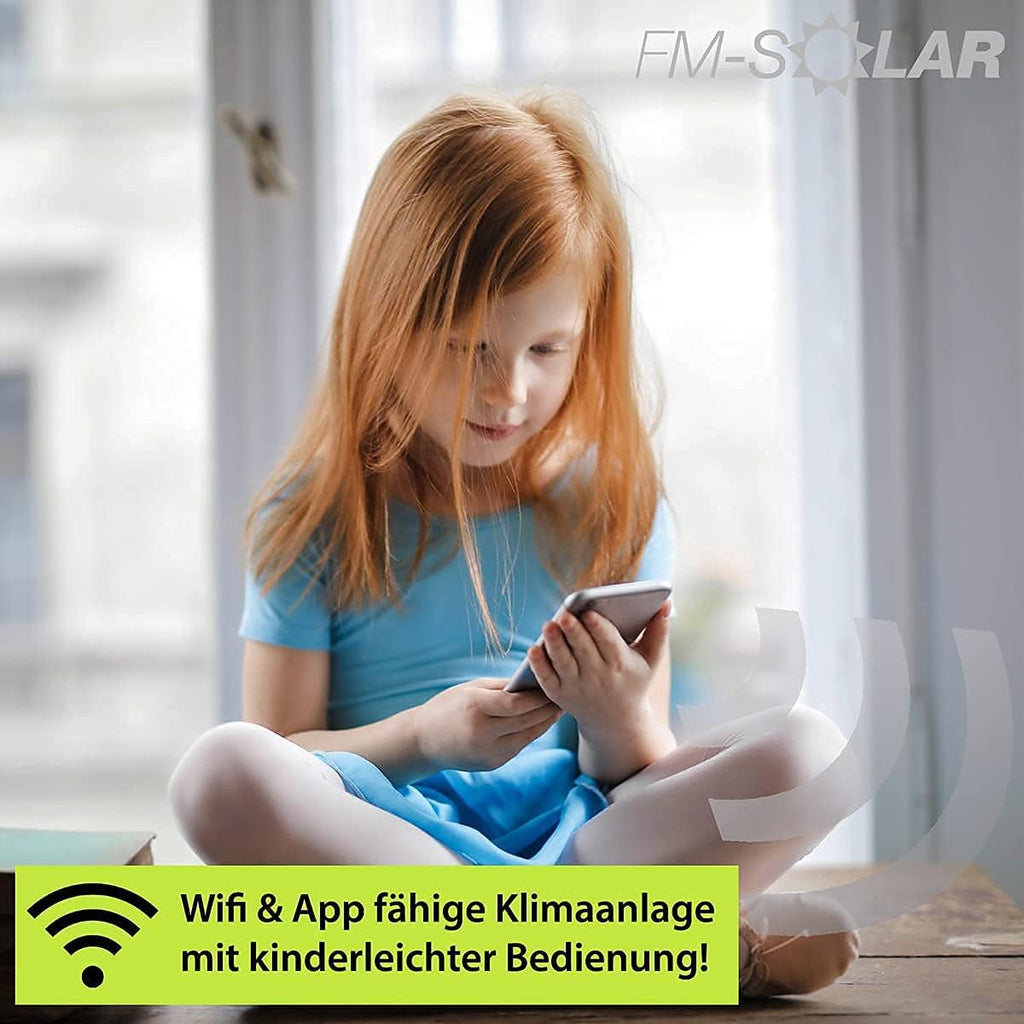 Split Klimaanlage 12000BTU Klimagerät Inverter WLAN R32 3,5kW Splitgerät Leitung