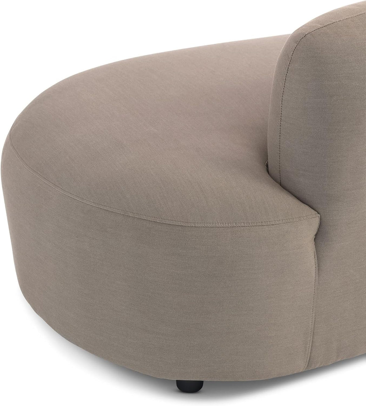 IDIMEX Outdoor Sofa Sorrento gepolstert, Beige – gemütliche Sitzlounge aus Aluminium mit wetterbeständigem Bezug für Terrasse Balkon Garten mit großzügiger Liegefläche