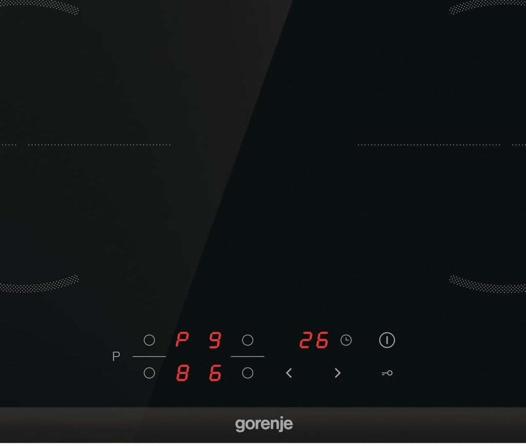 Gorenje GI6401BCE Induktions-Kochfeld / 60 cm/TouchControl/PowerBoost/Timer/ChildLock/Restwärmeanzeige/Schwarz