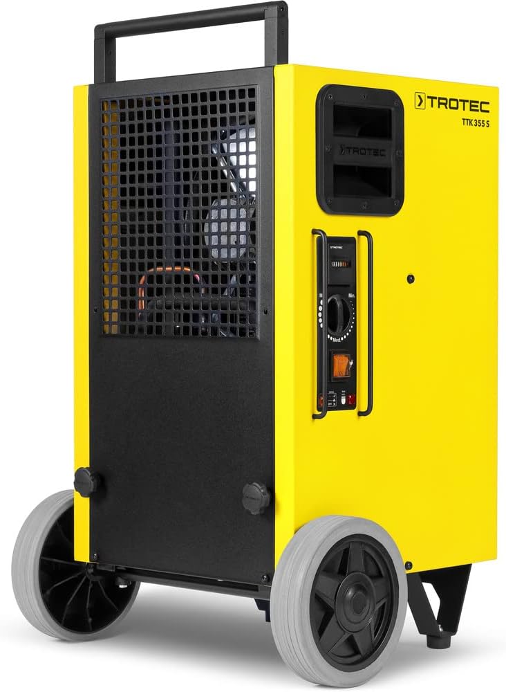 TROTEC Luftentfeuchter TTK 355 S Bautrockner Entfeuchtung Entfeuchtungsleistung von bis zu 70 l/Tag