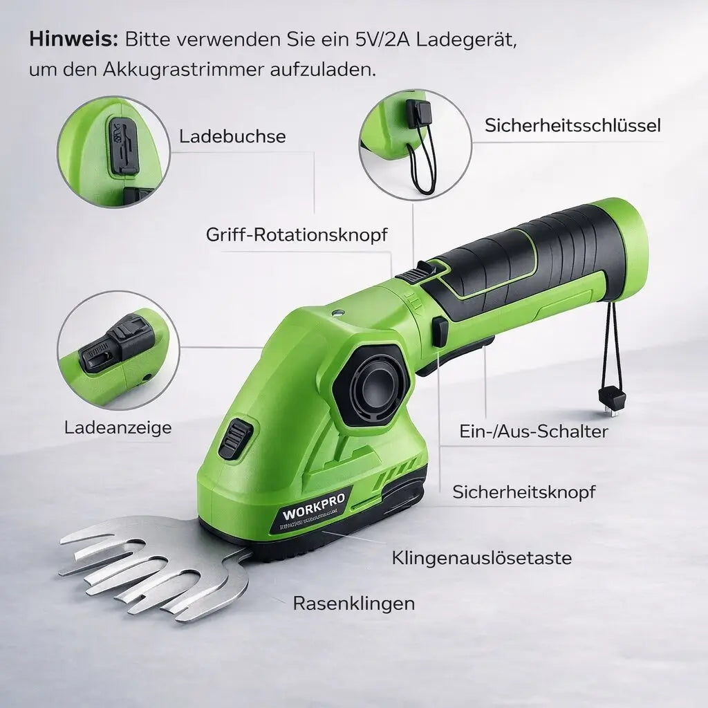Akku Heckenschere 2-in-1 | Hedgeva