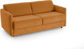 ATLANTIC home collection Schlafsofa Limone, hochwertig gepolstert, Safran, Dauerschläfer mit 140/200 Liegefläche, 193x93x90 cm (BxTxH)