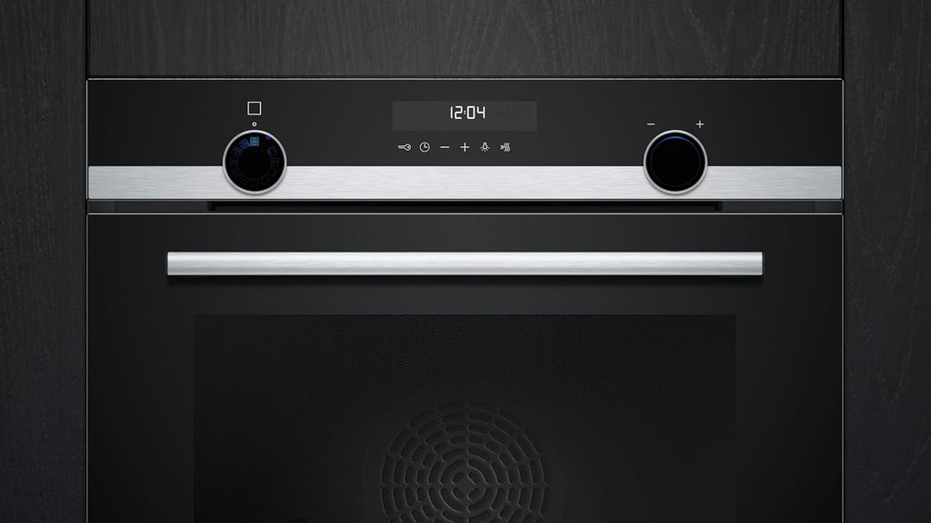 Siemens HB578HBS7 iQ500 Einbau-Backofen, 60 x 60 cm, activeClean - automatisches Selbstreinigungssystem, cookControl30, 3D Heißluft, Backofenassistent mit Sprachsteuerung, Backwagen, Home Connect