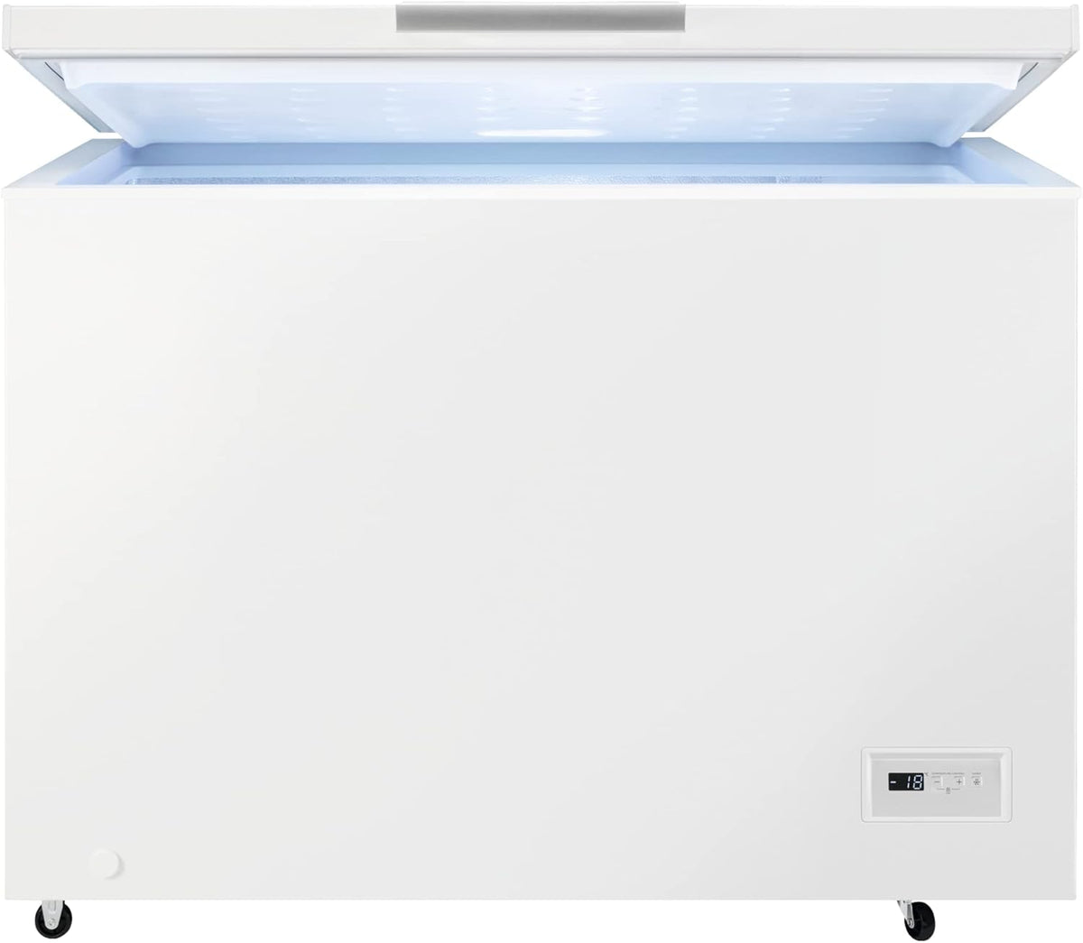 AEG AHB531D1LW Gefriertruhe / 308 L / Effizienzklasse D / LowFrost - weniger Eisbildung / Temperaturalarm / Rollen