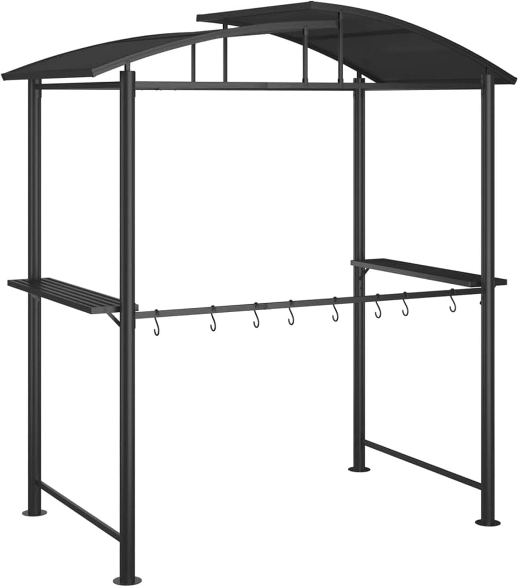 Festnight Grill Pavillon Wasserdicht 210x114x230 cm Grillpavillon Grill Unterstand Outdoor Grillhütte Grillunterstand Wetterfest BBQ Gartenlauben Winterfest Garten Terrasse
