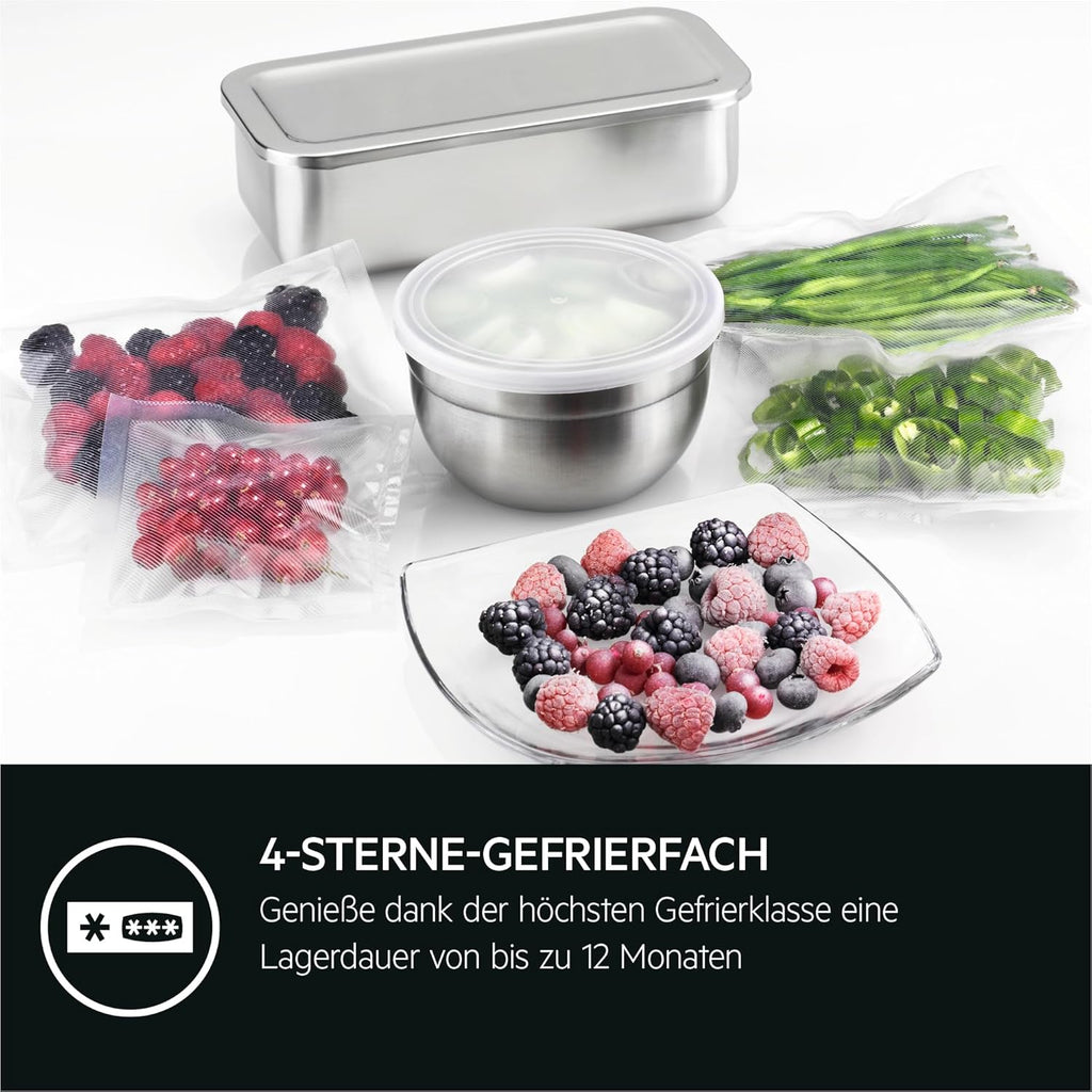 AEG OSF6I82EF Unterbau-Kühlschrank / 820 mm / 4-Sterne-Gefrierfach / 111 L/Festtür/E