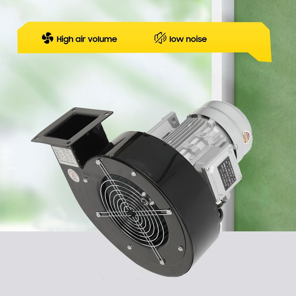 550W Abluftventilator mit Drehzahlregler Industrie Wandventilator | 800m³/h Wandlüfter für Keller Garage küche Lamellen, Radialventilator Radialgebläse Radial Zentrifugalventilator