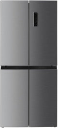 Beko GNO46623MXPN Side-by-Side, Kühlschrank, Gefrierschrank, 466 l Gesamtvolumen, 291 Liter Kühlbereich, 175 Liter Gefrierbereich, Multifunktionsdisplay, HarvestFresh, 18 l Chiller-Zone, Edelstahl