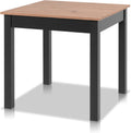 smart Esstisch 80x80 cm Asteiche, Küchentisch ausziehbar bis 120 cm, Esszimmertisch aus Holzwerkstoff inkl. erweiterbare Auszugsplatte, moderner Tisch für bis zu 6 Personen