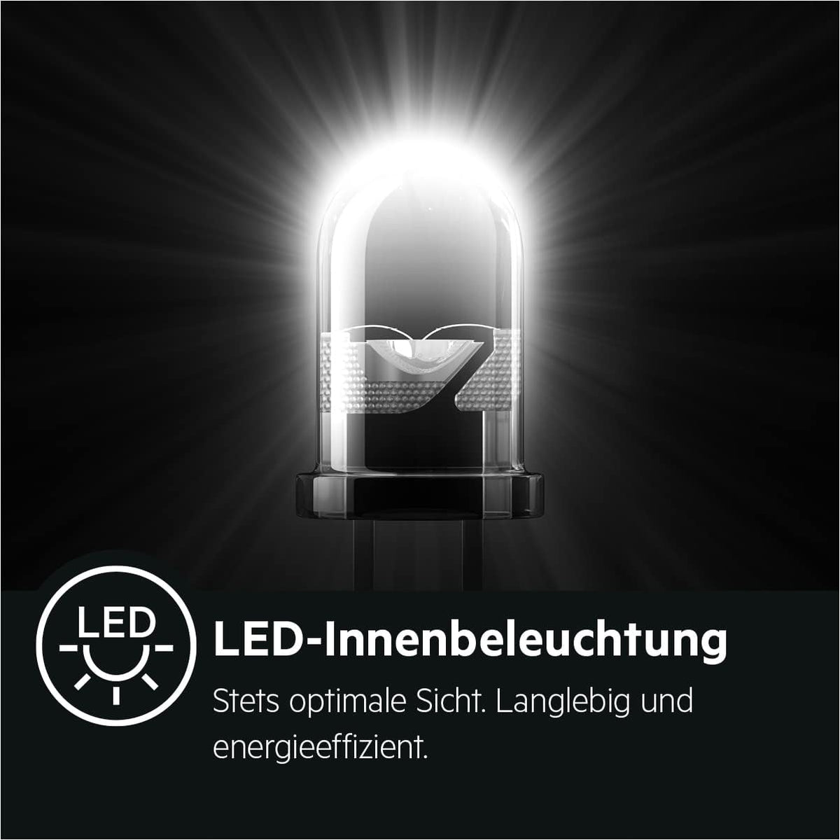 AEG AHB531D1LW Gefriertruhe / 308 L / Effizienzklasse D / LowFrost - weniger Eisbildung / Temperaturalarm / Rollen