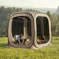 Screen House Tent Pop-Up for 2-10 People, Portable Screened Tent