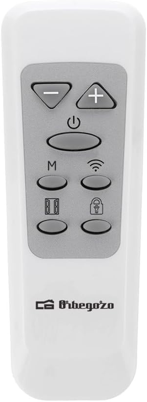 Orbegozo RRW 805 Heizstrahler, 800 W, WLAN, 5 Elemente, tägliche und wöchentliche Programmierung, Fernbedienung, LCD-Display, Touch-Steuerung, ölfrei, Schwarz