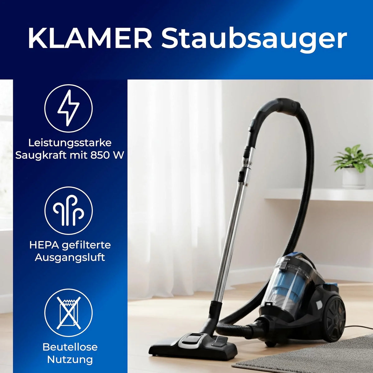Staubsauger Beutellos