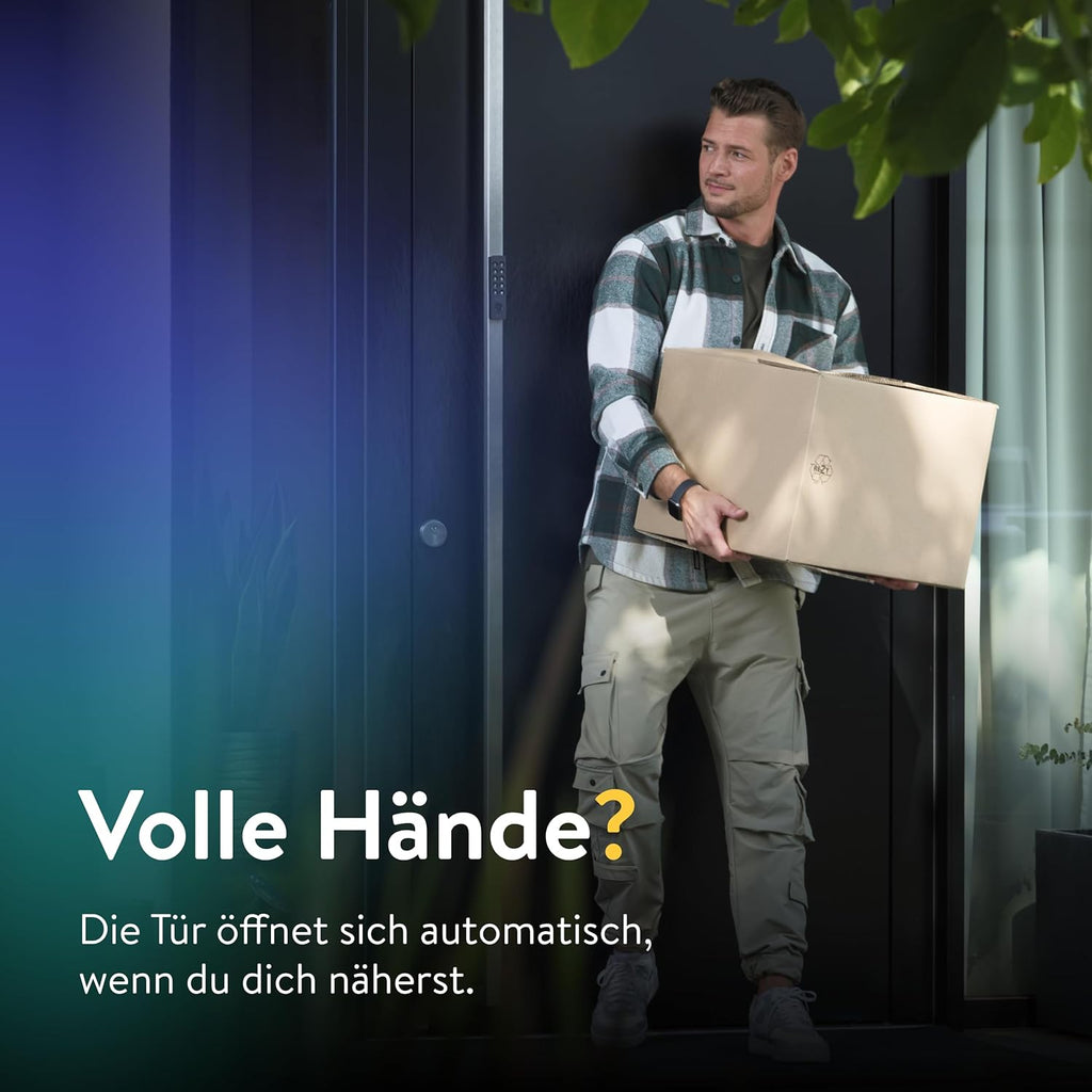 Nuki Smart Lock Go (2025) mit Bluetooth, WLAN & Matter, elektronisches Türschloss macht Smartphone zum Schlüssel, Nachrüsten ohne Zylindertausch – Smart Lock