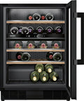 Siemens KU21WAHG0 iQ500 Weinkühlschrank, 82 x 60 cm, 44 Flaschen, Temperatur: 5-20 °C, Zwei separat gesteuerte Temperaturzonen, 120 L
