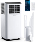 Pro Breeze Mobiles Klimagerät 14000 BTU – Klimaanlage mit Abluftschlauch, WiFi Smart Home Steuerung, 24h Timer, LED Display & Fensterabdichtung – Mobile Klimaanlage für Wohnung, Büro & Zuhause