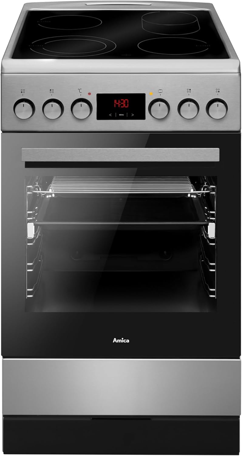 Amica SHC 903 001 E Standherd Elektro / 50 cm/Fine Design/Edelstahl/SensorControl Timer / MF9 / Umluft/Energieeffizienzklasse A