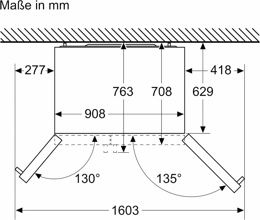 Siemens KA93GAIDP, iQ500, Amerikanischer Side-by-Side, 178,7 x 90,8 cm, 369 L Kühlen & 191 L Gefrieren, noFrost-Frischesystem, Eis- und Wasserspender mit Wasseranschluss, Barfach, Gebürsteter Stahl