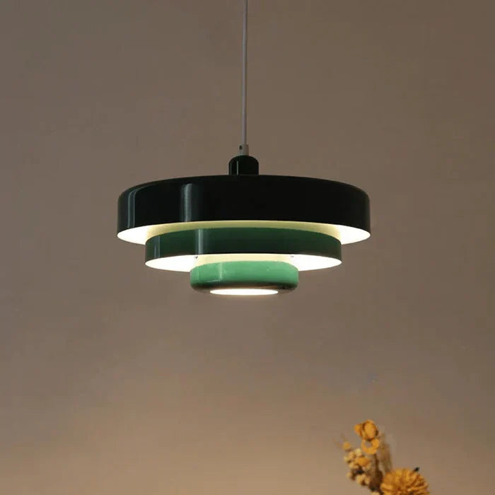 Sandsberg | Vintage LED-Pendelleuchte | Mehrschichtiges Metall im nordischen Design | Mehrere Farben