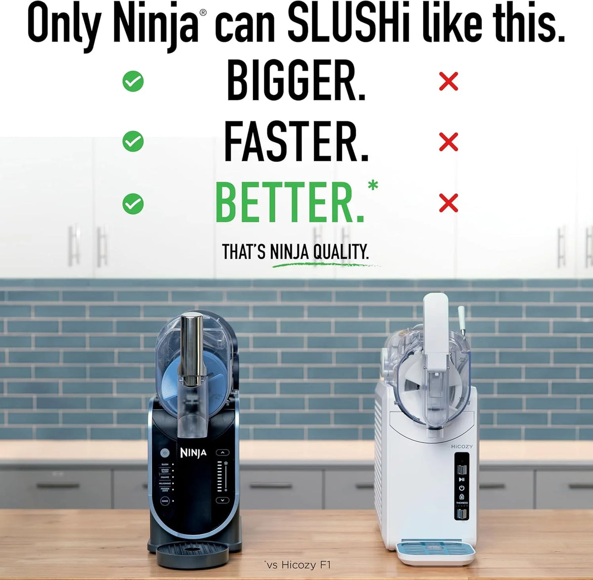 Ninja SLUSHi with RapidChill Technology, 88 oz. Frozen Drink & Slushie Machine, 5 Preset Programs, Margaritas, Frappés, and More, Premium Accents, Black, FS301