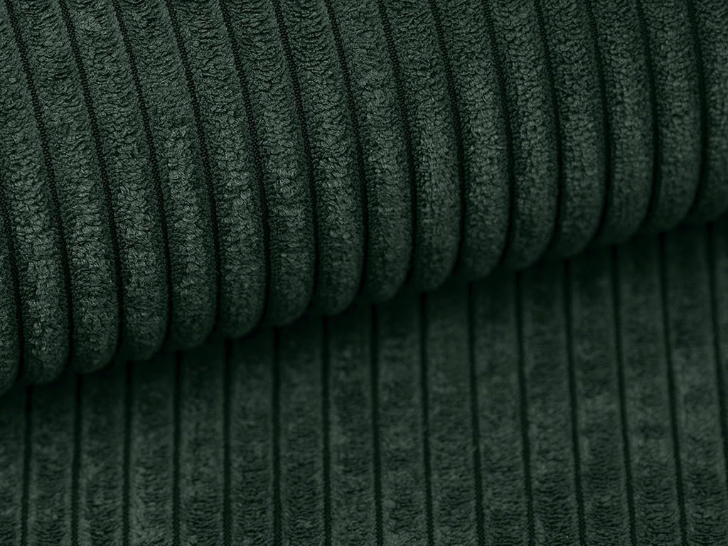 Vente-unique Ecksofa mit Schlaffunktion - Kord - Gr«¨n - Ecke Rechts - Amelia von Pascal MORABITO