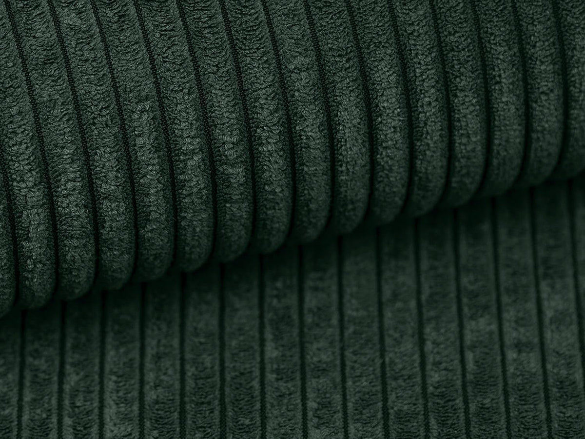 Vente-unique Ecksofa mit Schlaffunktion - Kord - Gr«¨n - Ecke Rechts - Amelia von Pascal MORABITO