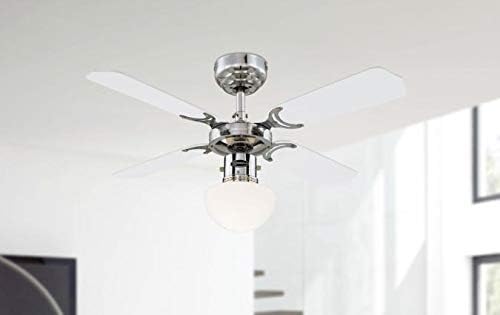 Westinghouse Lighting Deckenventilator Portland Ambiance chrom 7832140 90 cm Durchmesser