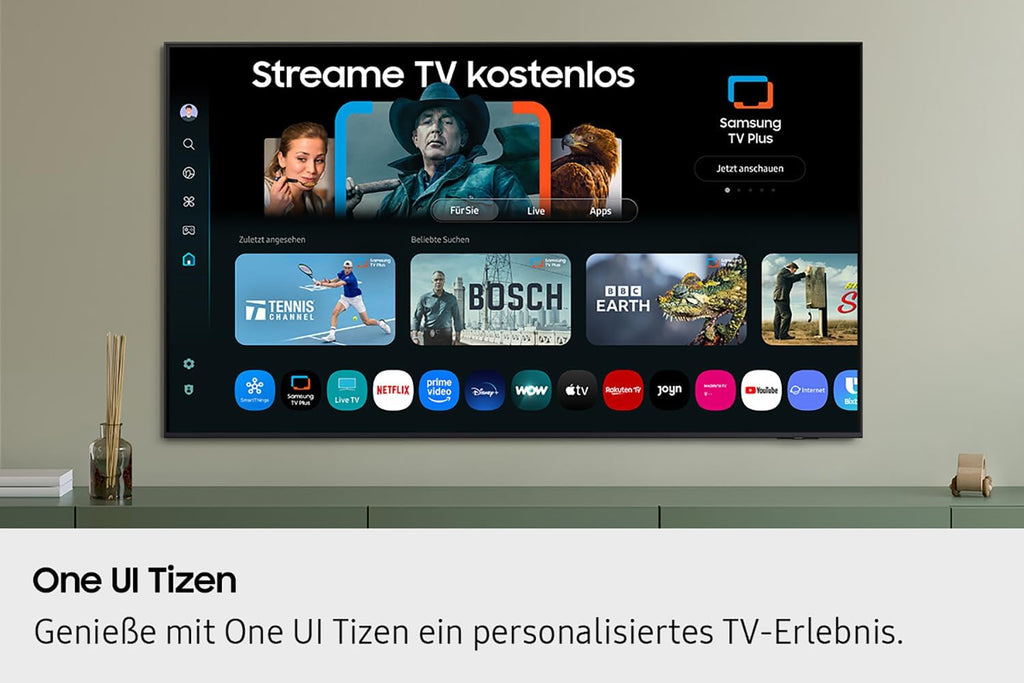 QLED Q7F2 4K 55 Zoll (138 cm) UHD Fernseher, Q4 AI Prozessor, Quantum Dot für Reale Farben, 4K Upscaling, Knox Security, Gaming Hub, Kostenlose Inhalte, AI Smart TV