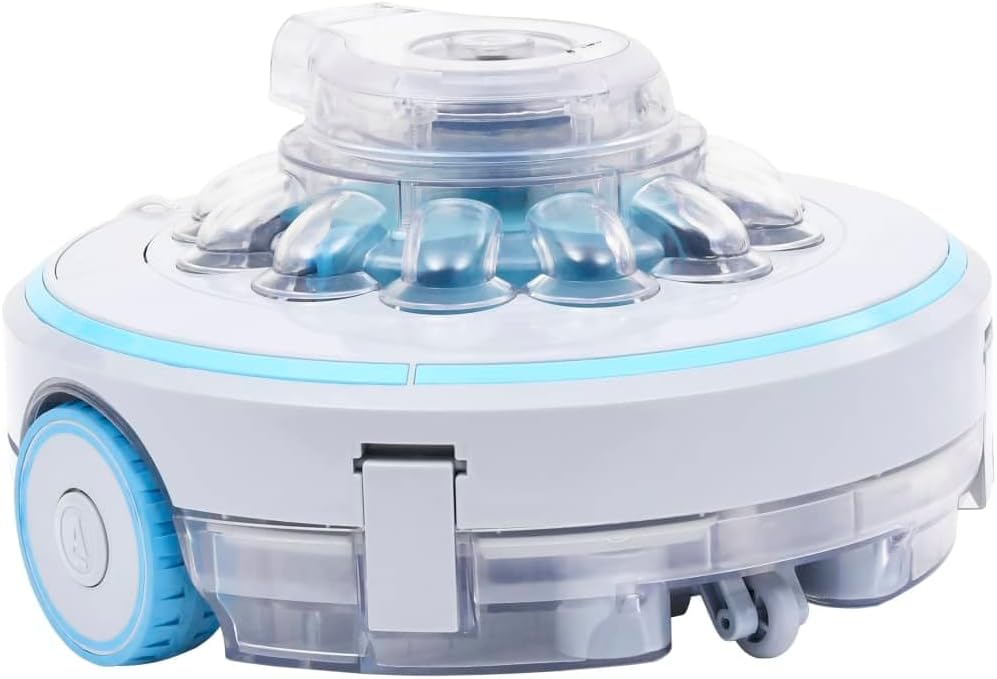 vidaXL Poolroboter Poolreiniger Kabellos Pool Bodensauger Sauger Reiniger Roboter Schwimmbadreiniger Bodenreiniger Poolsauger Poolrunner 27W