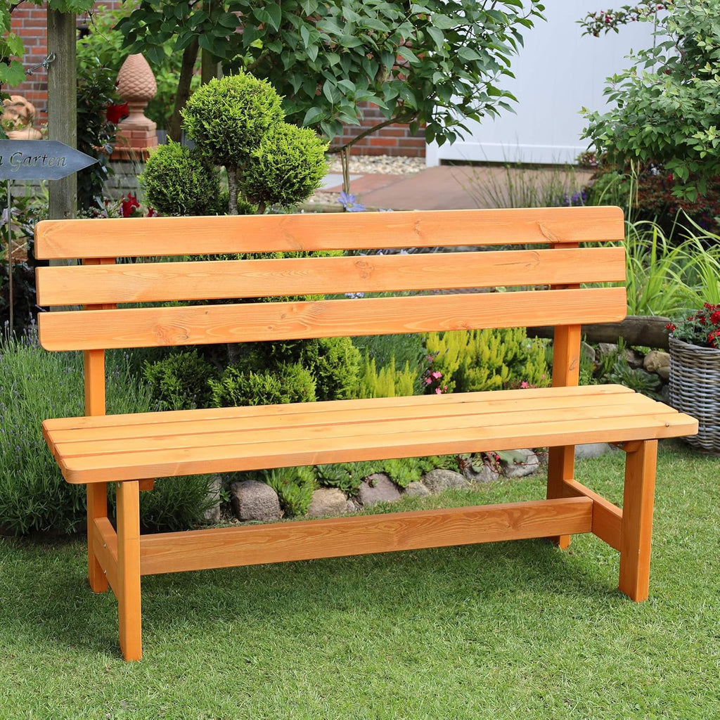 Holz-Bank Summer honigbraun