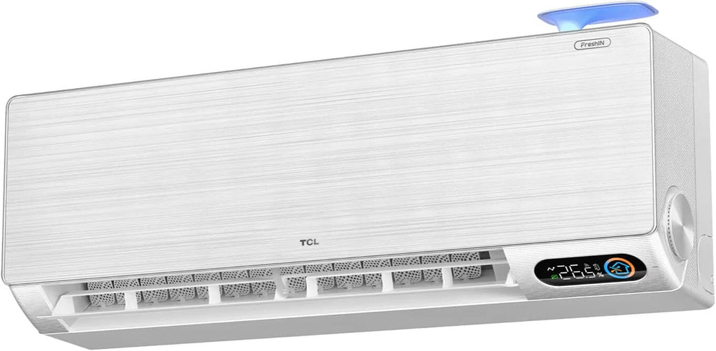 Split Klimaanlage FreshIN 12000 BTU QuadruPuri-Filter mit 360° Luftstrom, Filter-und Selbstreinigungssystem WIFI, App und Steuerung