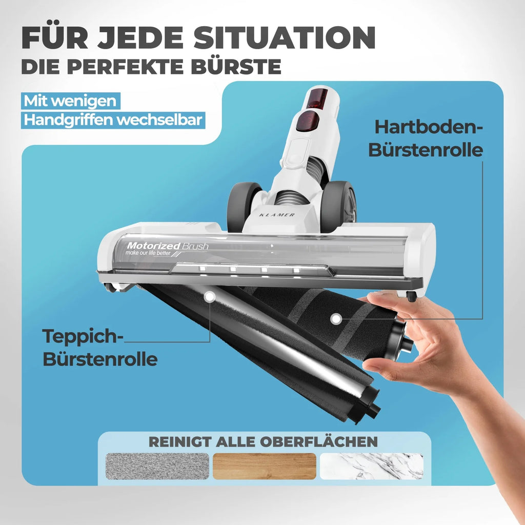 Akkustaubsauger 420 Weiß