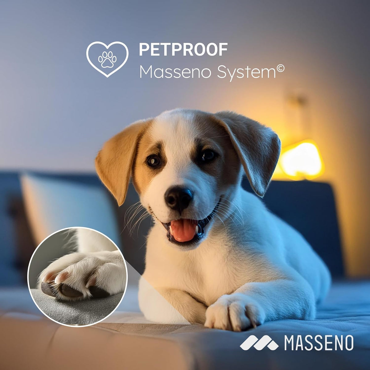 Masseno Ecksofa KOS PIK mit Schlaffunktion L-Form, Sofa mit Bettkasten, Wohnzimmersofa, Couch, Soffa, Bettsofa, Couchgarnitur- Grau, Paros 06