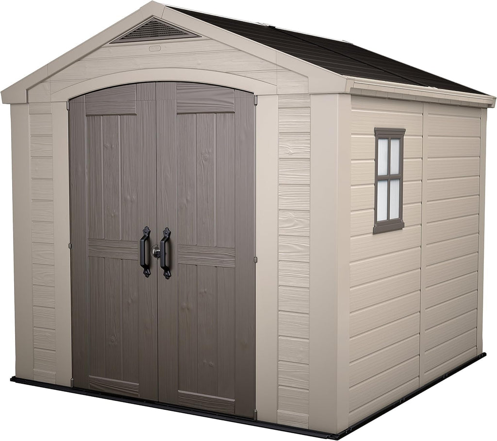 Keter Gerätehaus, Beige/Taupe, 8 x 8