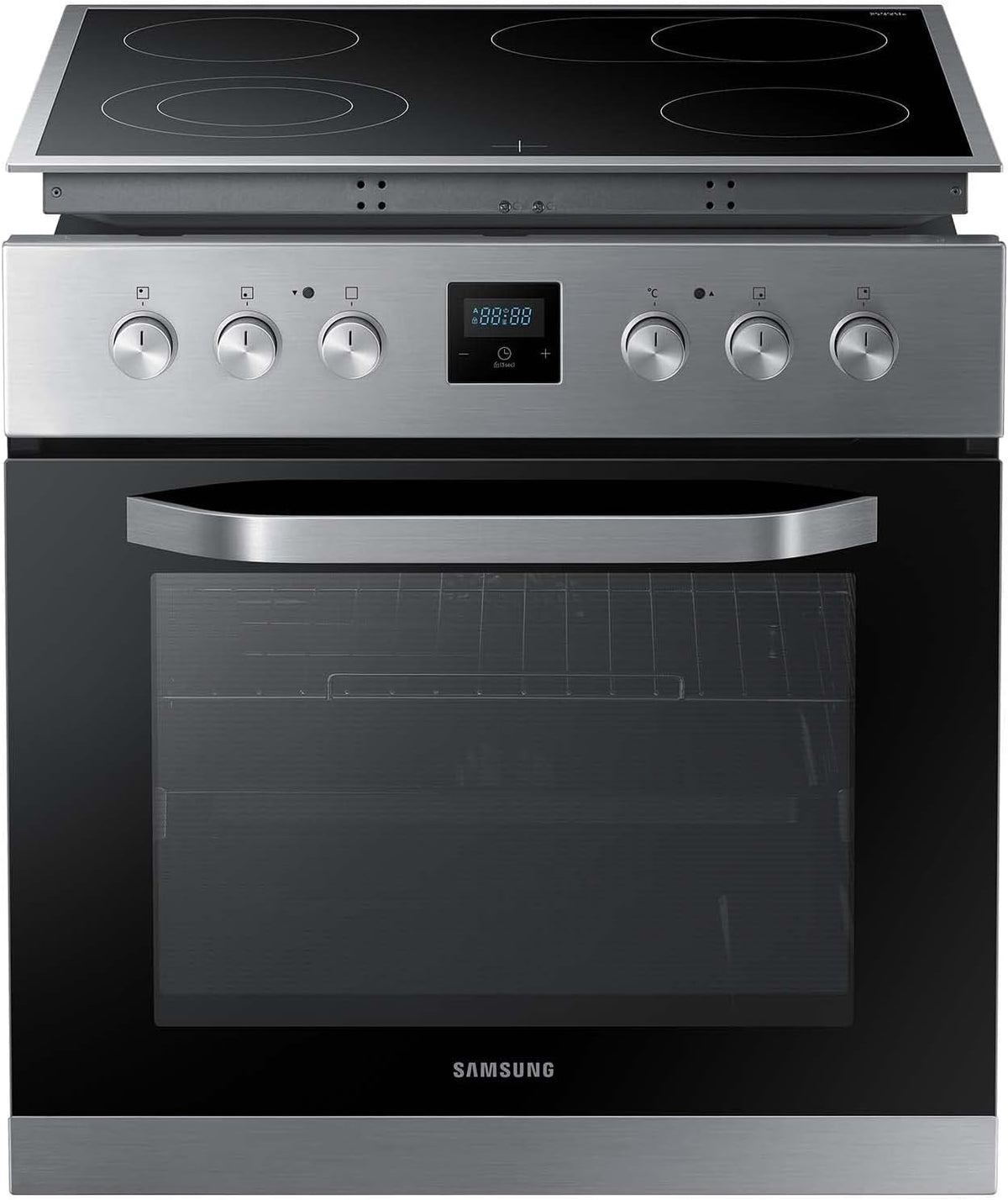 Herdset F-NB69R3301RS bestehend aus Ceranfeld und Einbaubackofen,69 L, versenkbare Knebel, Glaskeramik Kochfläche