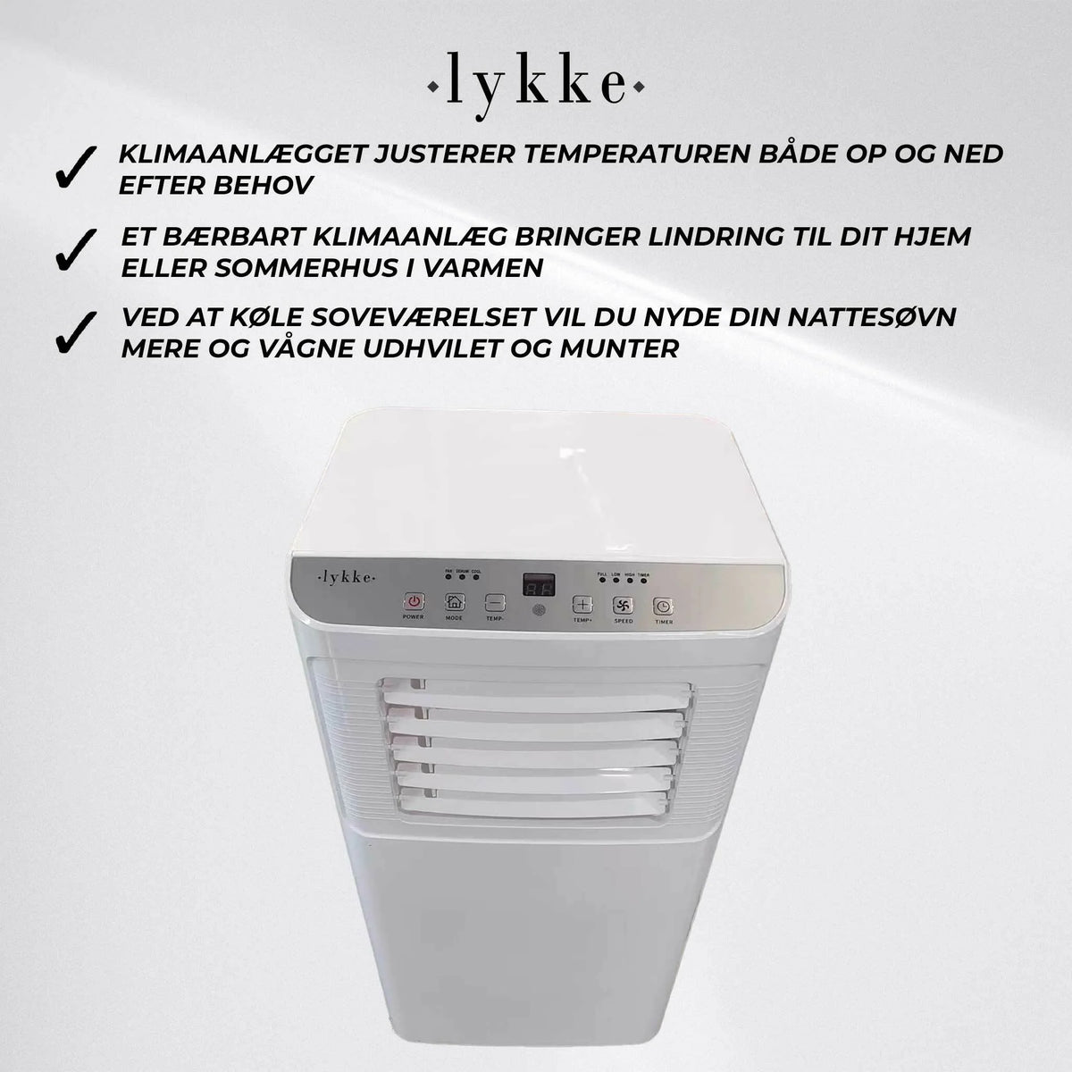 Lykke Mobile Klimaanlage Pro 3000, 9000BTU