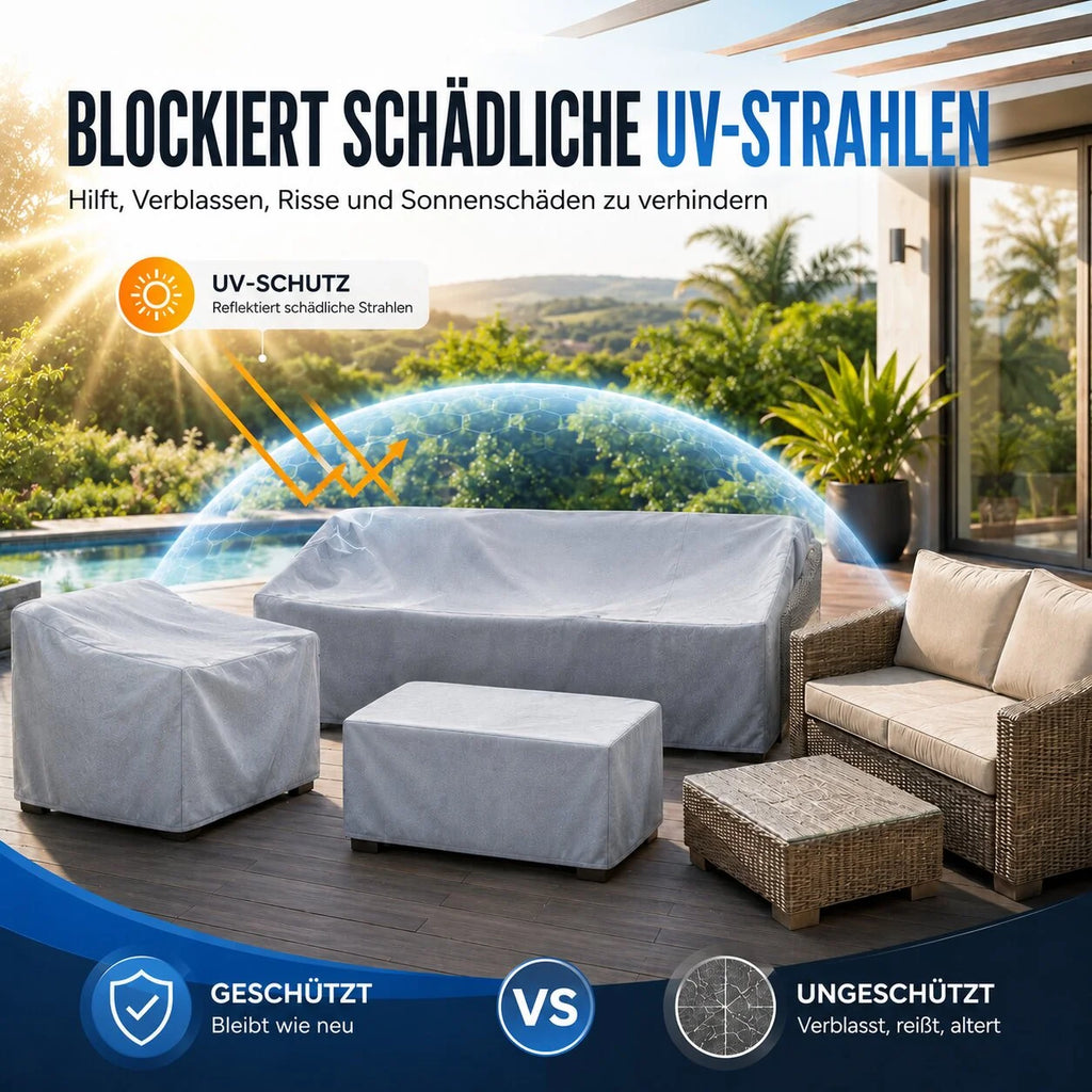 Wetterfeste Gartenmöbel Abdeckung | Regenschild