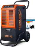 Comedes Bautrockner Luftentfeuchter BTR 50 (max. 51 Liter / 24h) Geeignet für Räume und Keller bis 100m² / 230m³