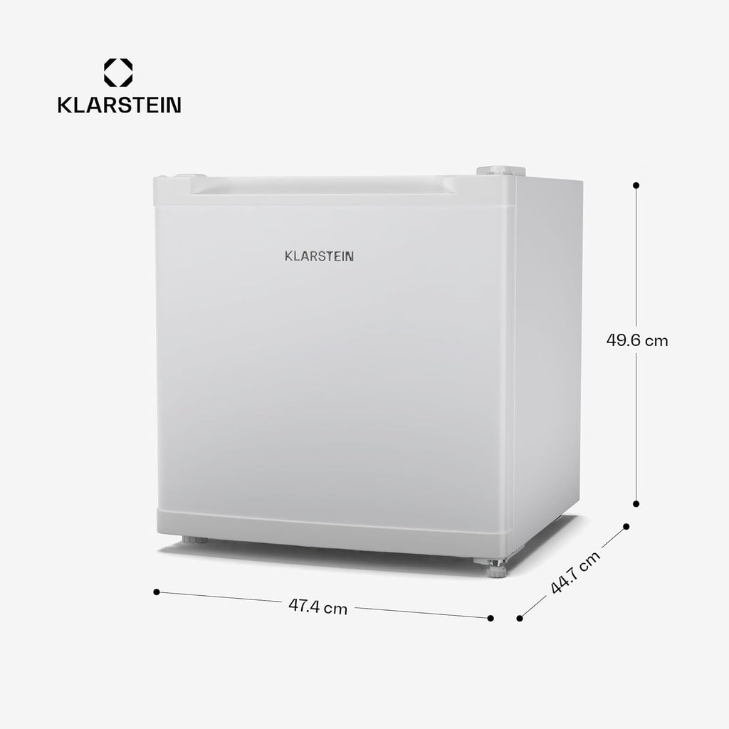 Klarstein Irene Mini-Gefrierschrank, 31L Kühl-/Gefrierkombination Mit Temperaturregelung -24 °C bis 10 °C, Energieeffizient, Leise 38 dB Für Schlafzimmer & Kleine Räume, Kompaktes Design