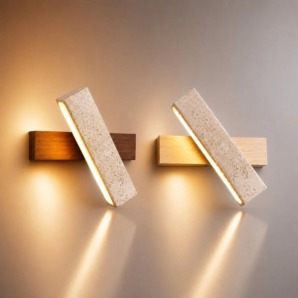 Travertin Wandleuchte | Travertique