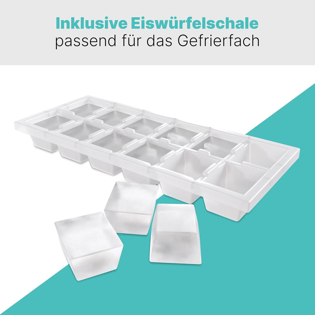 Bomann® Kühlschrank mit Gefrierfach | Kühl Gefrierkombination 206L | 4 Sterne-Kennzeichnung | Kühlgefrierkombi mit wechselbarem Türanschlag | Stufenlose Temperaturregelung | Kühlschrank DT 7318.1