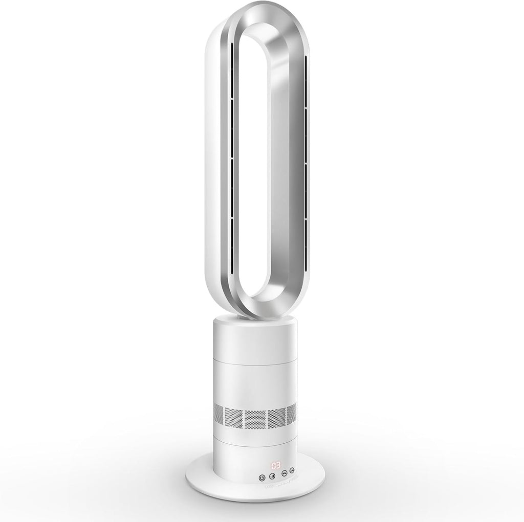 TP18Pro 2-in-1 Bladeless Turmventilator - Heizgerät & Kühlventilator, 10 Kühl- & 3 Heizstufen, Fernbedienung & Touch-Bedienung, Ultra-Leiser für den Heimgebrauch