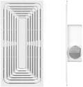 Lüftungsventilatoren Beleuchtung 2-in-1 Badezimmer Küche Hochleistungs-Ventilator 30x60cm Universal Deckenventilator Abluftventilator