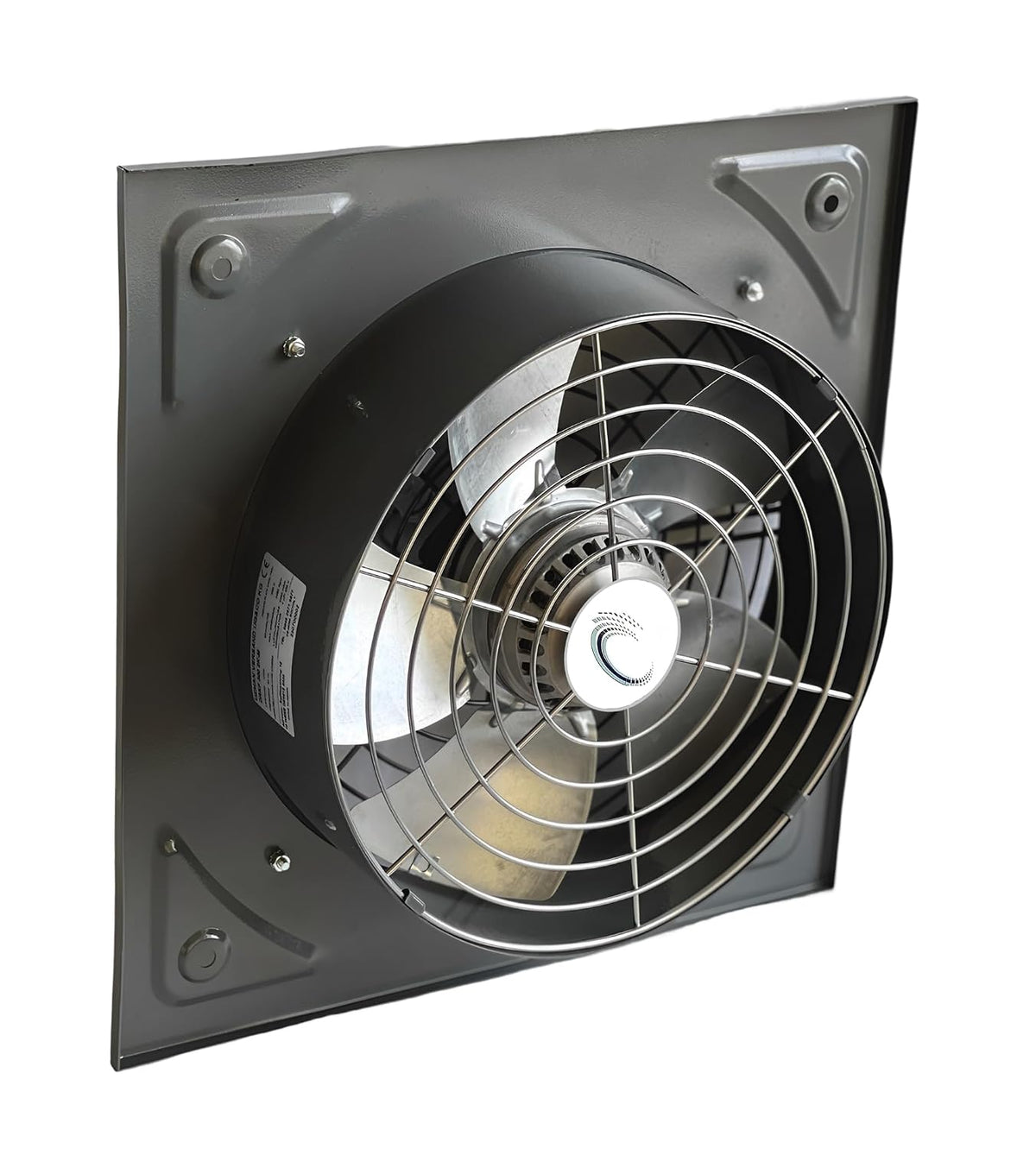 Uzman-Versand 350mm Wandventilator (KDR-350) Metall Bauventilatoren Fensterventilator Wandlüfter Lüfter Ventilator Axialventilator Abluftventilator Wand Fenster Einbauventilator Saugventilator 230V