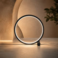 Dimmbare LED Tischlampe | Kreislicht