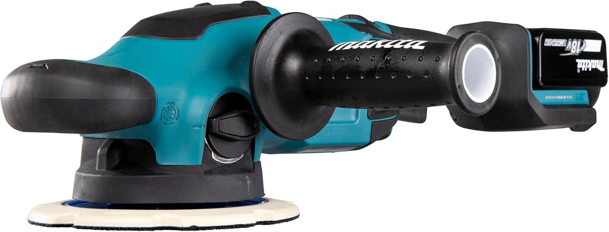 DPO600TKX1 Exzenterpolierer, 1 Akku plus Ladegerät im Transportkoffer, Blau, 18 V / 5,0 Ah