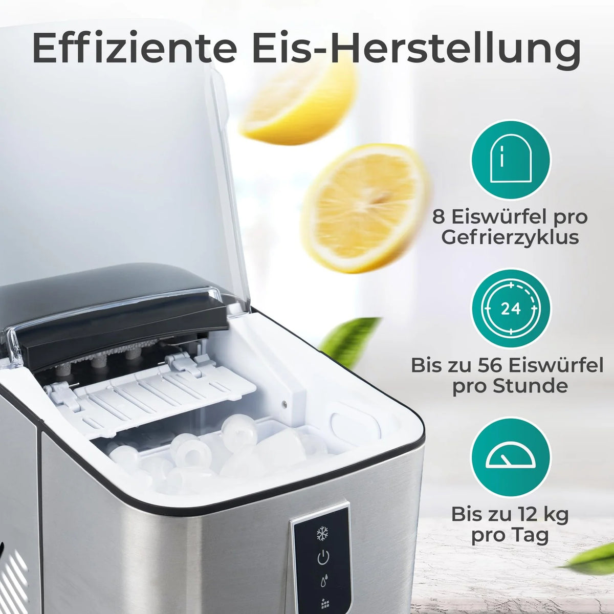 Eiswürfelmaschine 1L