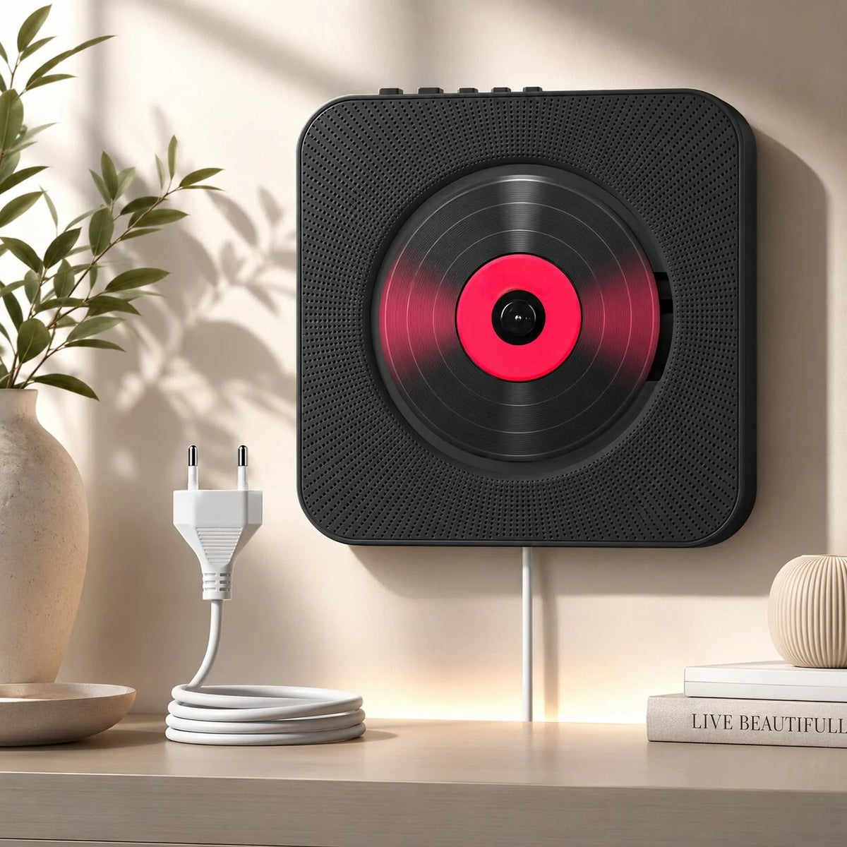 CD Player mit Bluetooth Lautsprecher | Edelsonic